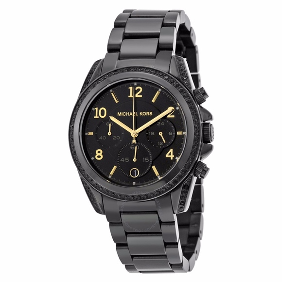 Michael Kors Accessories - Authentic MICHAEL KORS Blair Black Dial Watch